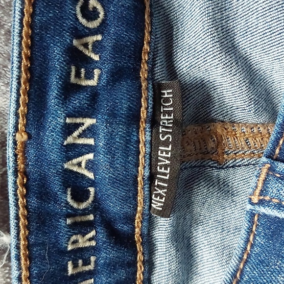 American Eagle size 10 long skinny jeans - Picture 3 of 3